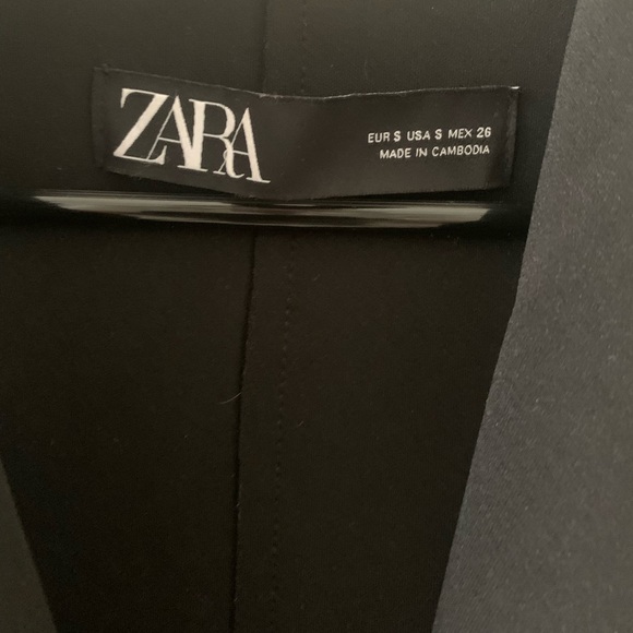 ZARA BACK FAUX SUEDE COAT WITH HOOD - Picture 7 of 10